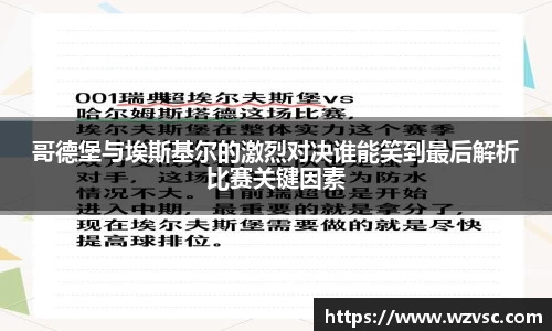 哥德堡与埃斯基尔的激烈对决谁能笑到最后解析比赛关键因素