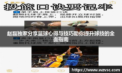赵磊独家分享篮球心得与技巧助你提升球技的全面指南